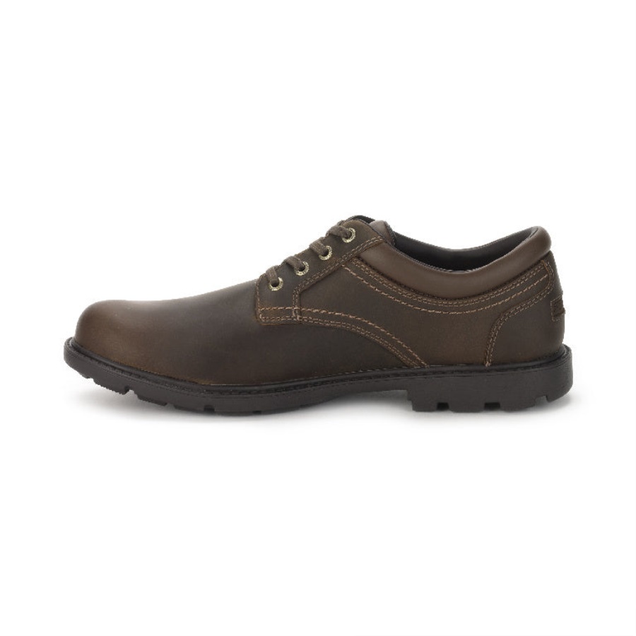 Rockport Masculino Tempestade Dedo Simples Oxford Tan