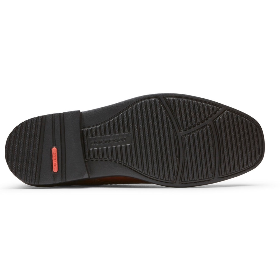 Rockport Men's Style Leader 2 Dedo Liso Oxford British Tan