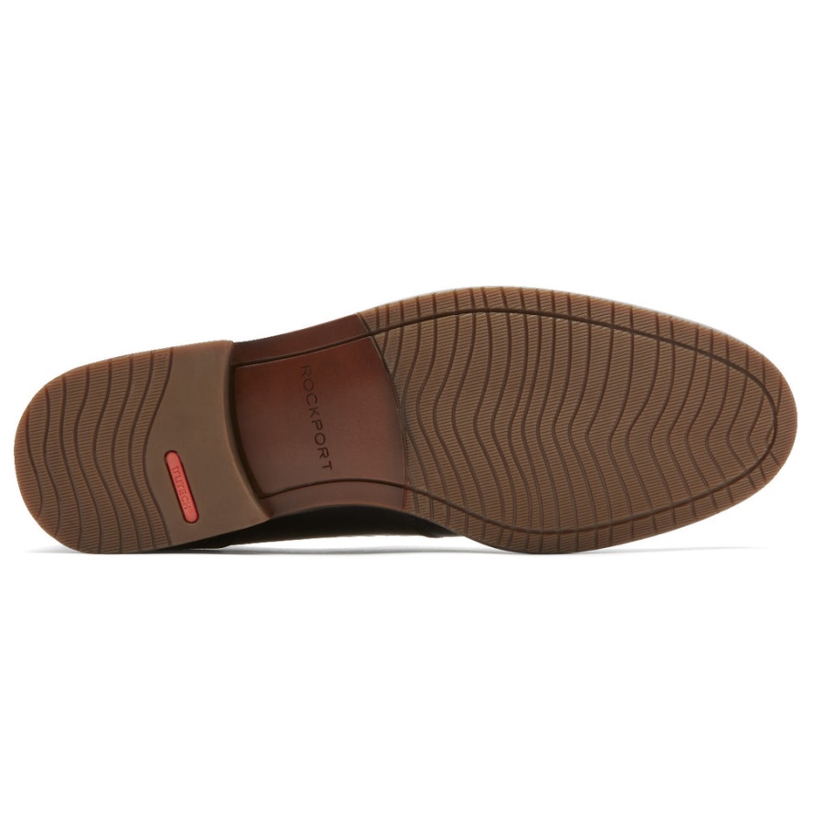 Mocassim Rockport Masculino Com 3 Tecidos Propósito Preto