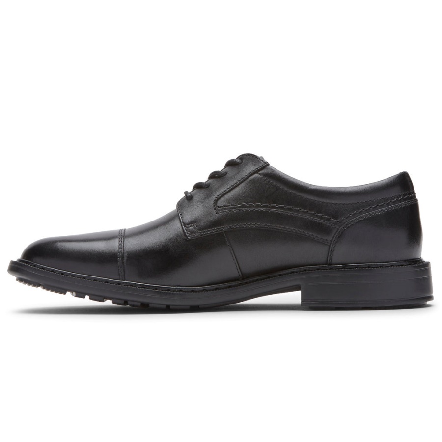 Boné De Bronzeador Masculino Rockport Toe Oxford Preto