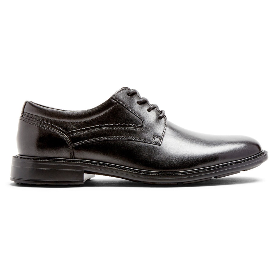 Rockport Tanner Masculino Bico Liso Oxford Preto