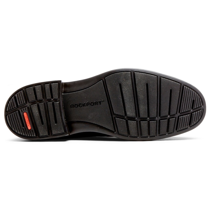 Rockport Tanner Masculino Bico Liso Oxford Preto