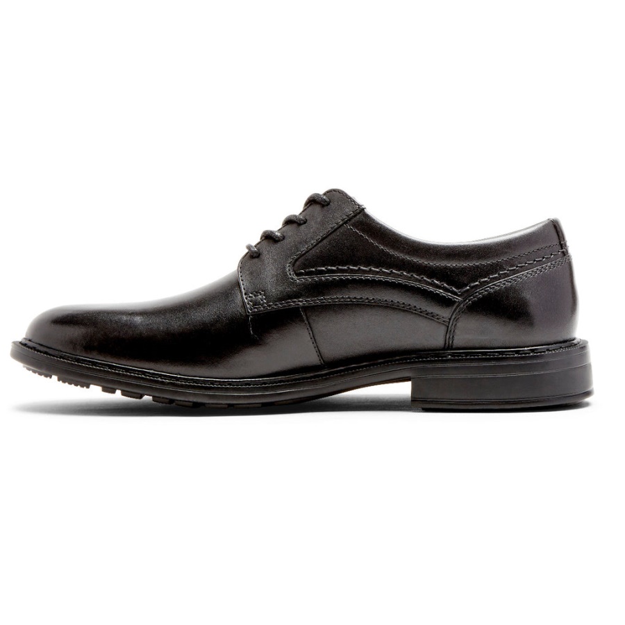 Rockport Tanner Masculino Bico Liso Oxford Preto