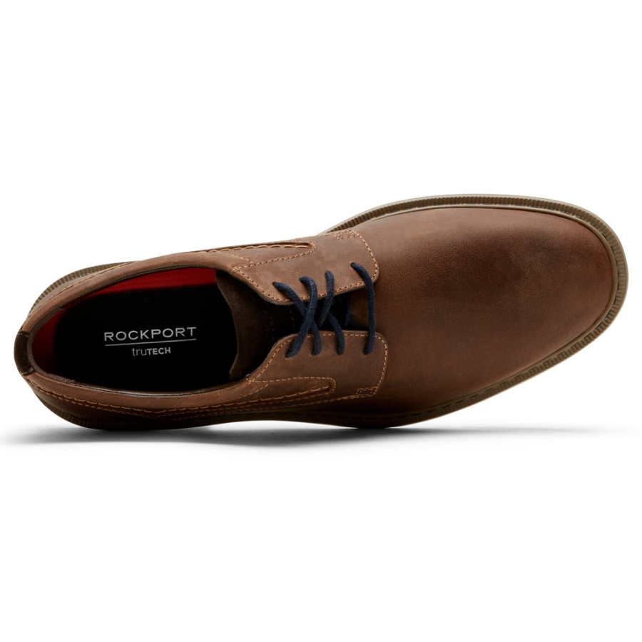 Roupão De Monges Oxford Tanner Masculino Rockport Tanner Toe Simples