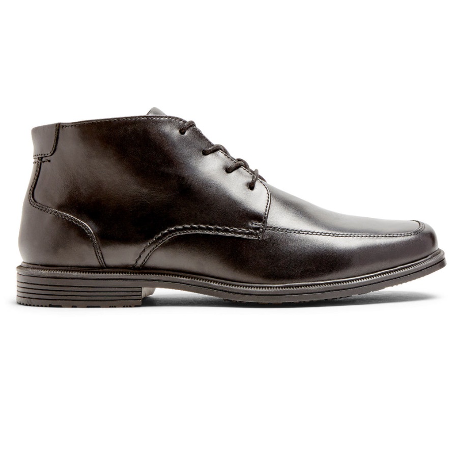 Bota Taylor Chukka Masculina Rockport Impermeável Preta