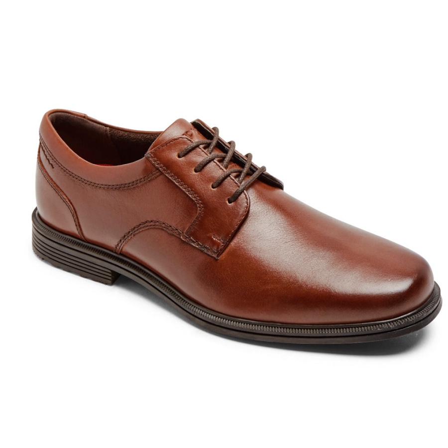 Rockport Masculino Taylor Simples Oxford Bronzeado à Prova D'água