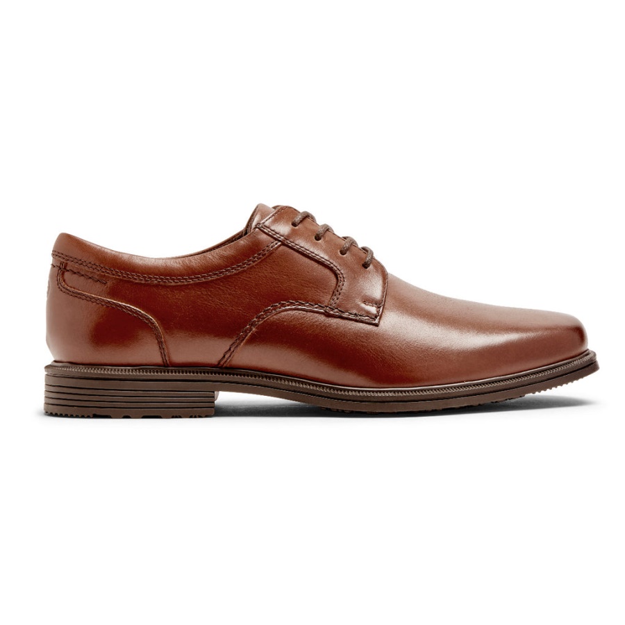Rockport Masculino Taylor Simples Oxford Bronzeado à Prova D'água