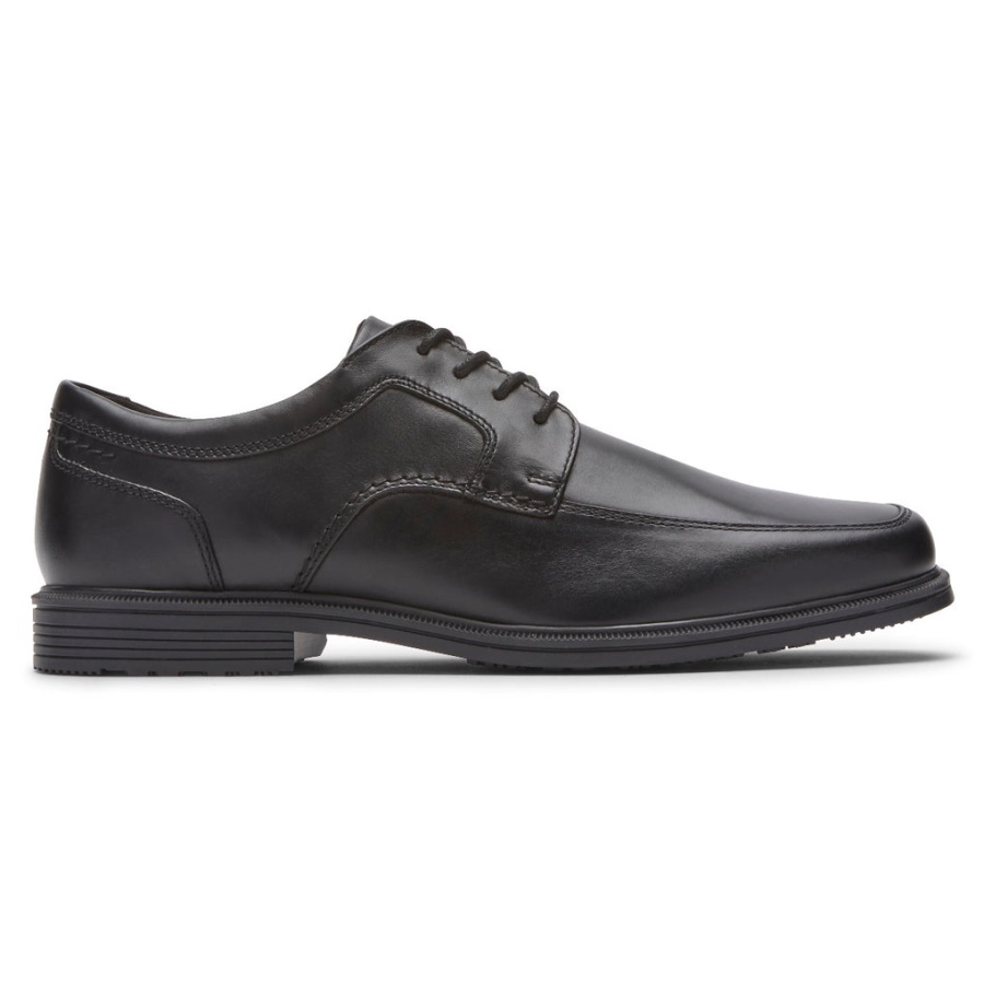 Rockport Masculino Taylor Avental Impermeável Toe Oxford Preto