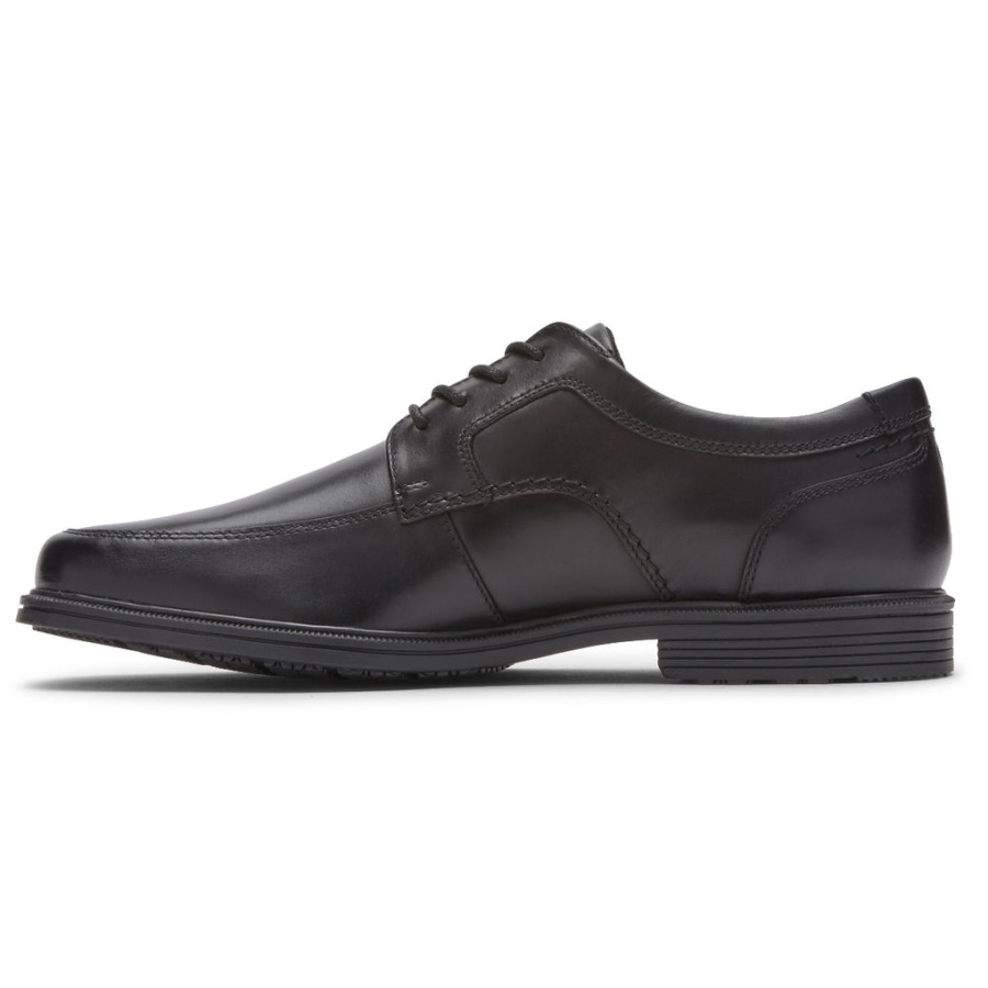 Rockport Masculino Taylor Avental Impermeável Toe Oxford Preto