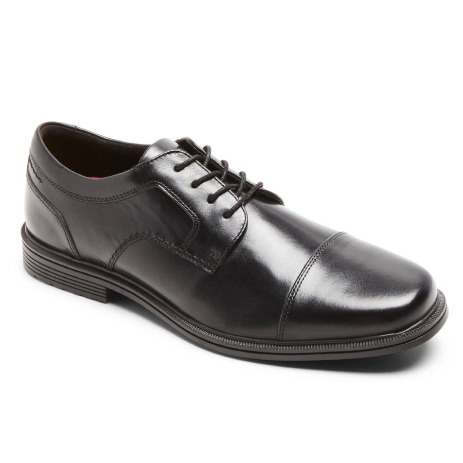 Boné Taylor à Prova D'água Para Homem Rockport Oxford Preto