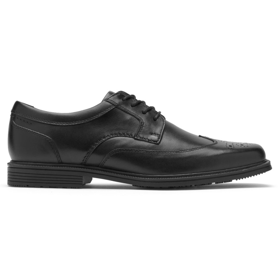 Rockport Taylor Masculino Impermeável Wingtip Preto
