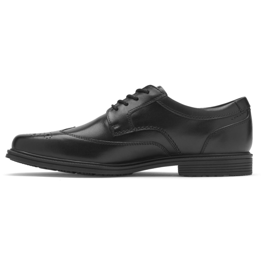 Rockport Taylor Masculino Impermeável Wingtip Preto