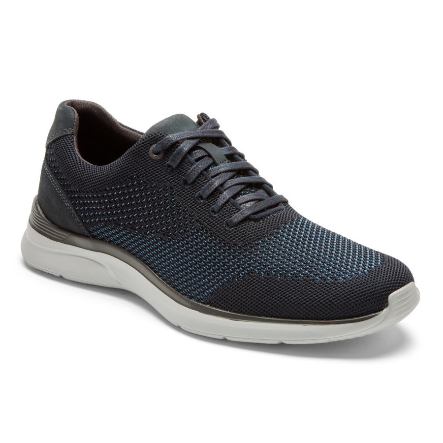 Tênis De Malha Ativa Total Movimento Masculino Rockport Novo Vestido Azul Ii