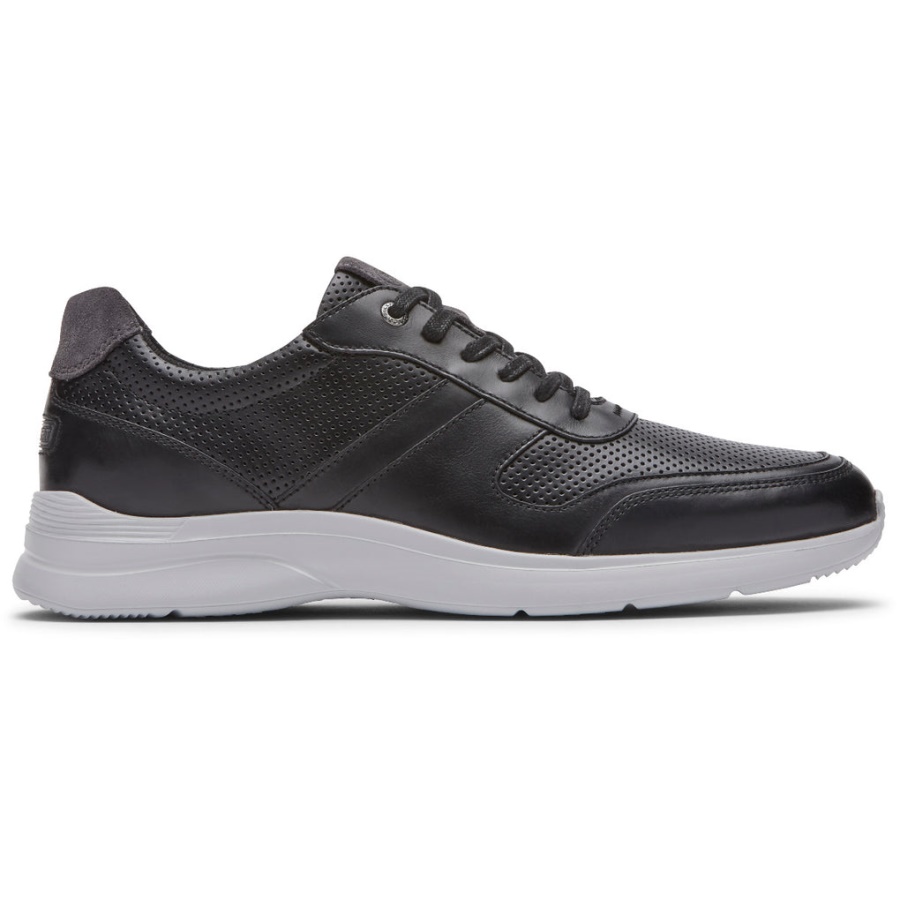 Guarda-lamas Ativo Total Movimento Masculino Rockport Preto