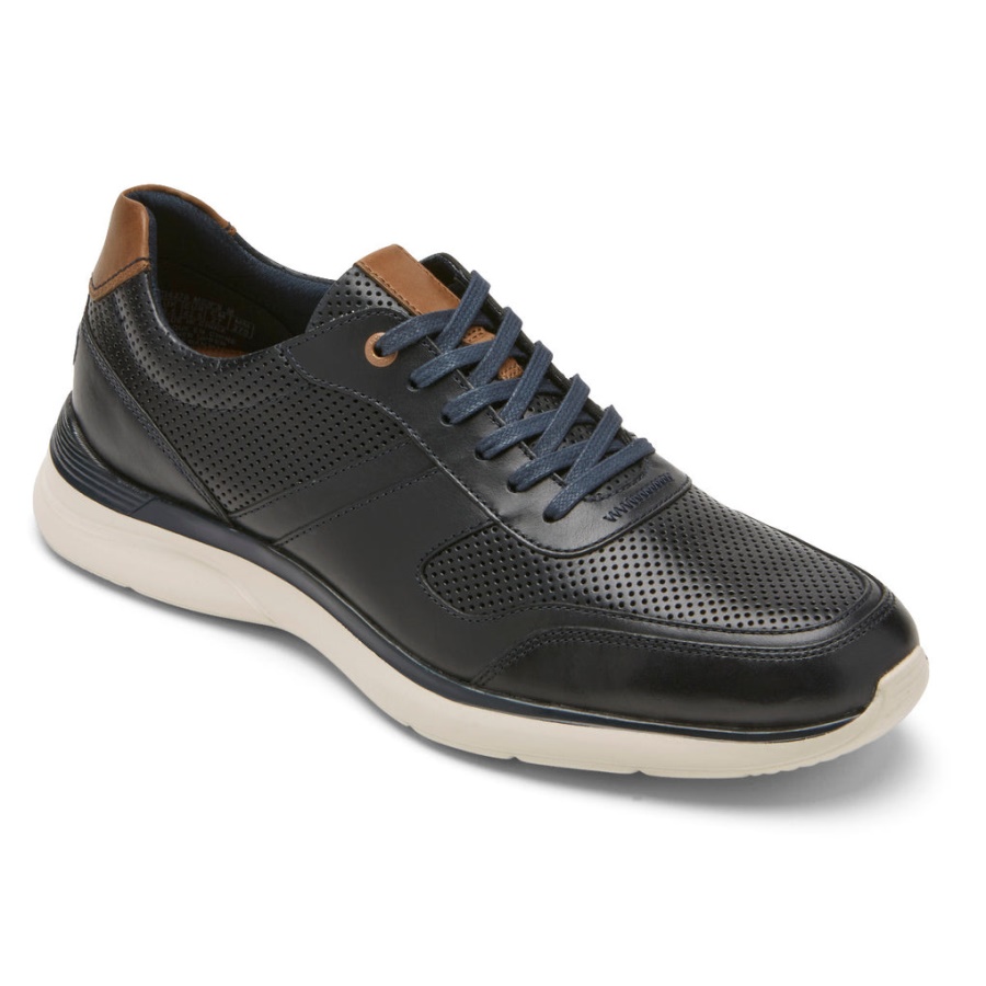 Rockport Masculino Movimento Total Movimento Ativo Guarda-lamas Novo Vestido Azul