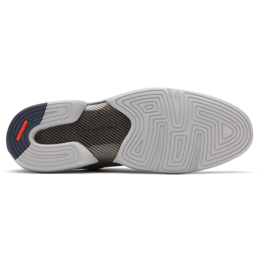 Rockport Masculino Total Motion Advance Sapatilha De Dedo Liso Novo Vestido Azul