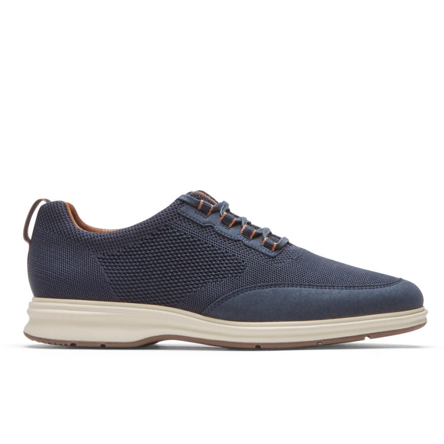 Rockport Masculino Total Motion City Mesh Oxford Novo Vestido Azul