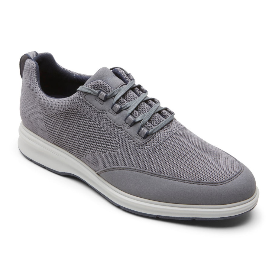 Rockport Masculino Total Motion City Mesh Oxford Steel Grey
