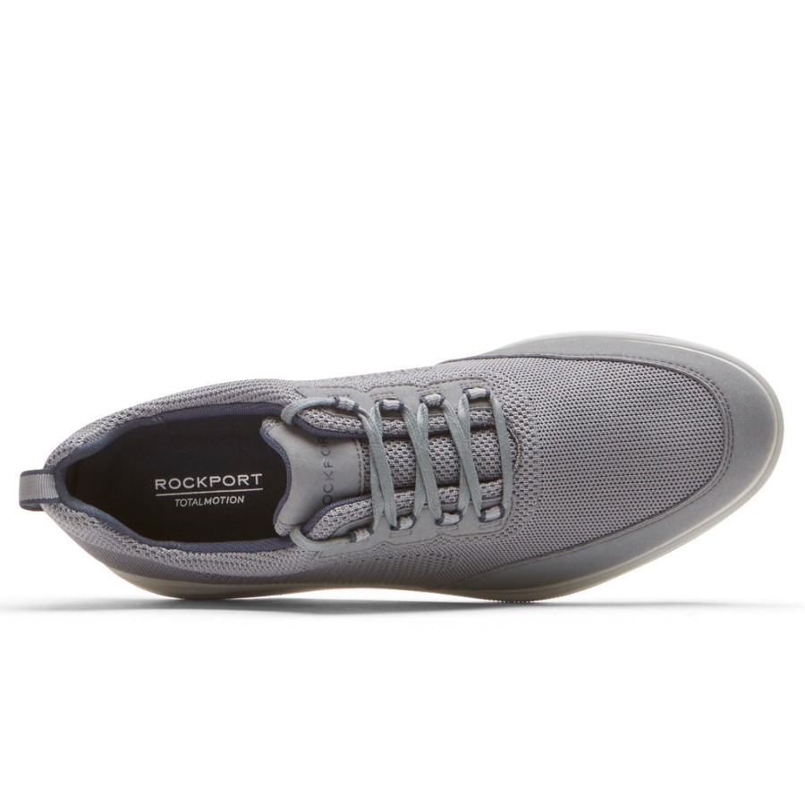 Rockport Masculino Total Motion City Mesh Oxford Steel Grey