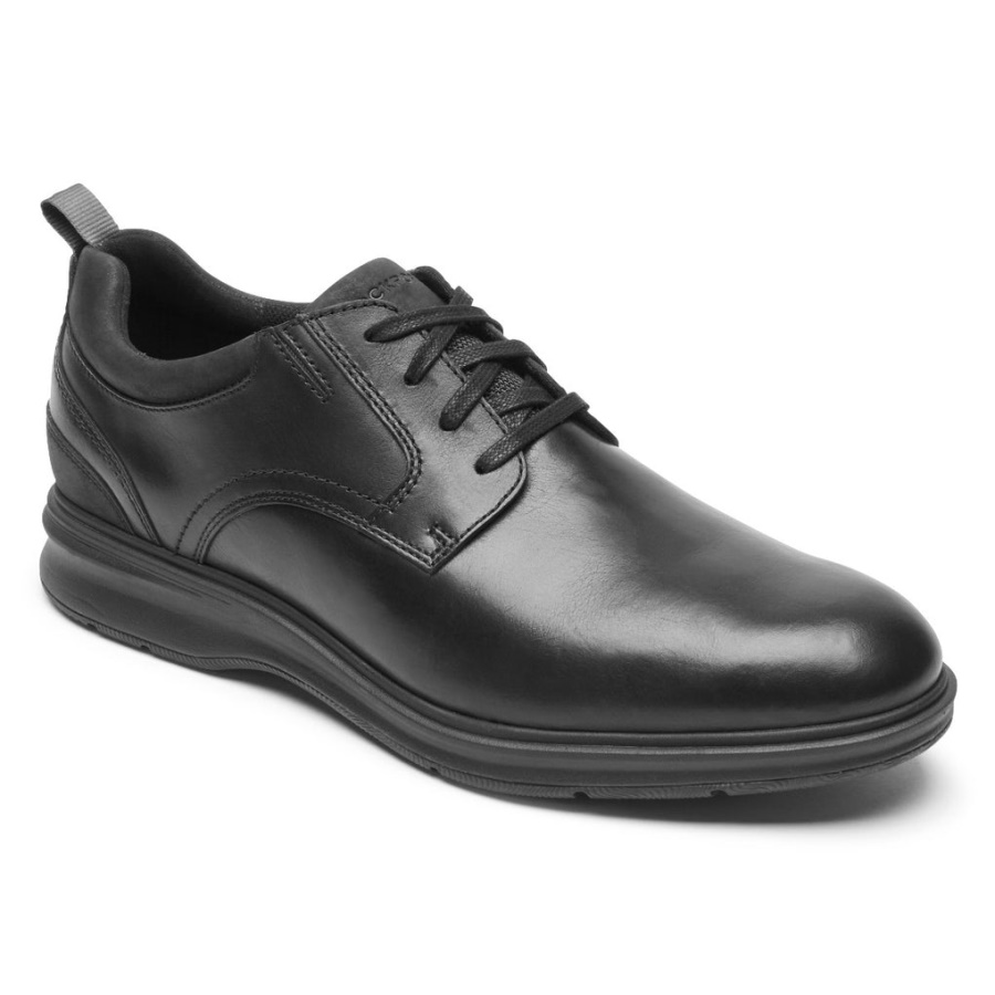 Rockport Masculino Total Motion City Simple Toe Oxford Preto