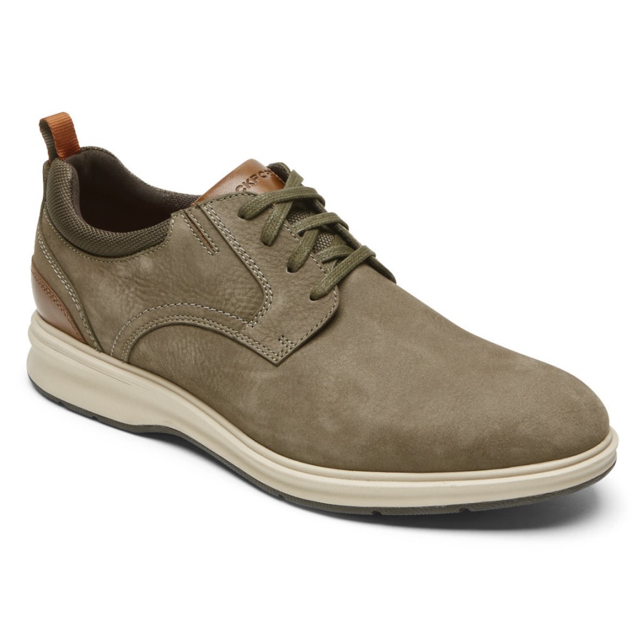 Rockport Masculino Total Motion City Simple Toe Oxford Breen
