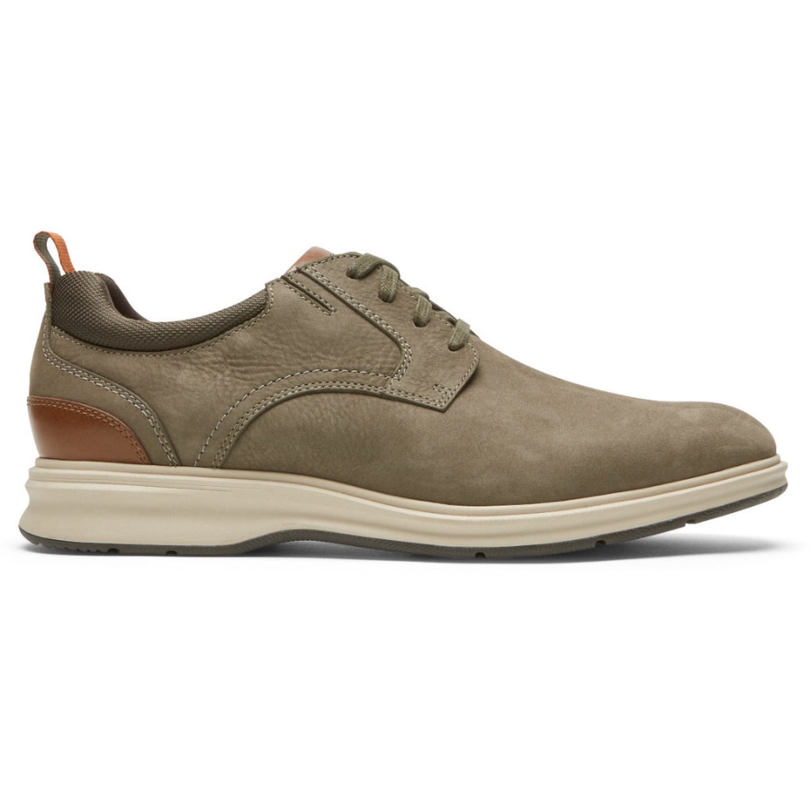 Rockport Masculino Total Motion City Simple Toe Oxford Breen