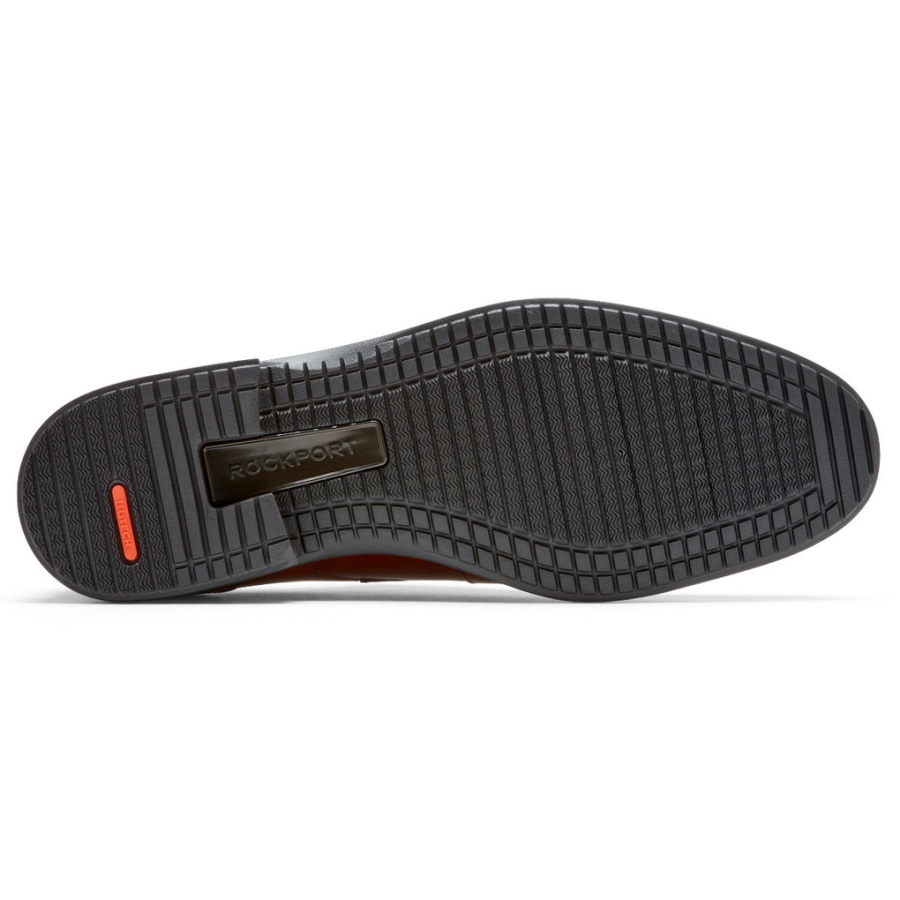 Avental Masculino Rockport Movimento Total Dressport Toe Oxford Tan