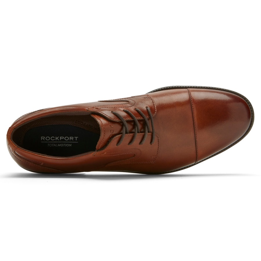 Boné Toe Oxford Tan Masculino Rockport Movimento Total Dressport Masculino
