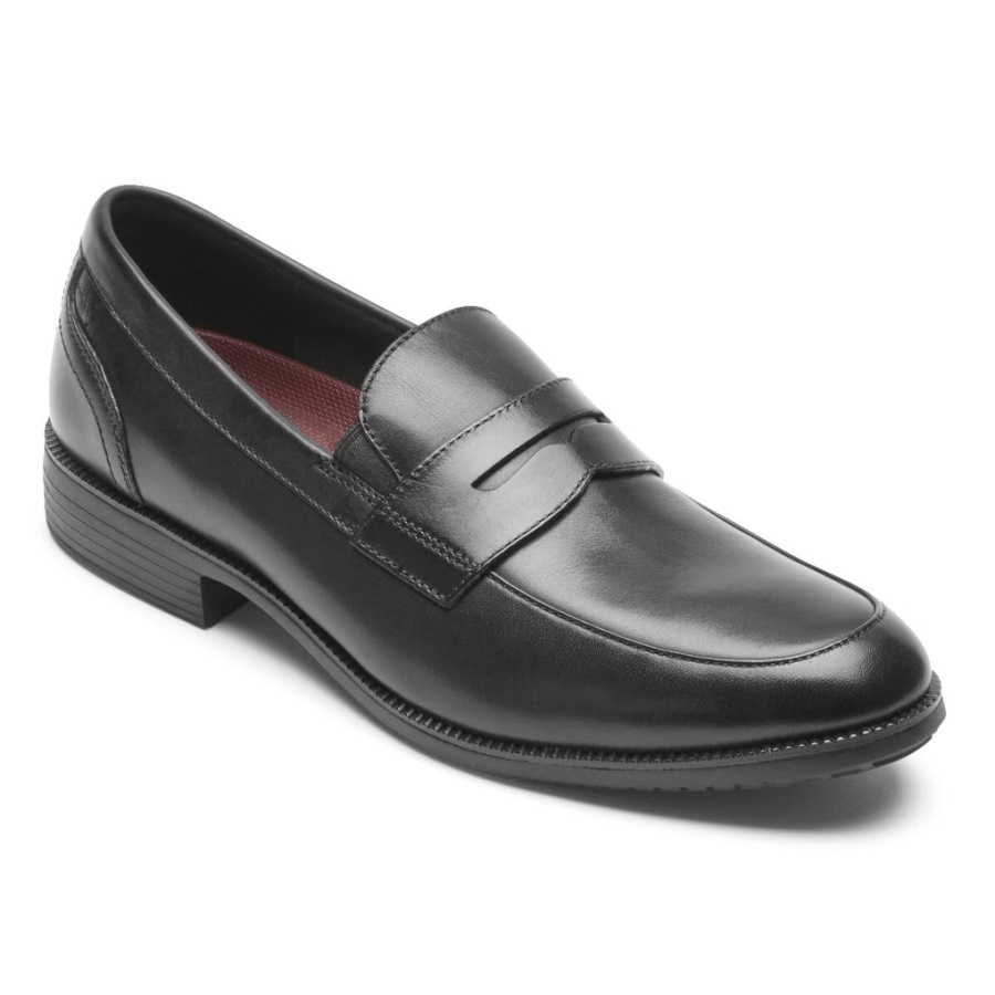 Mocassim Masculino Rockport Movimento Total Dressport Penny Preto
