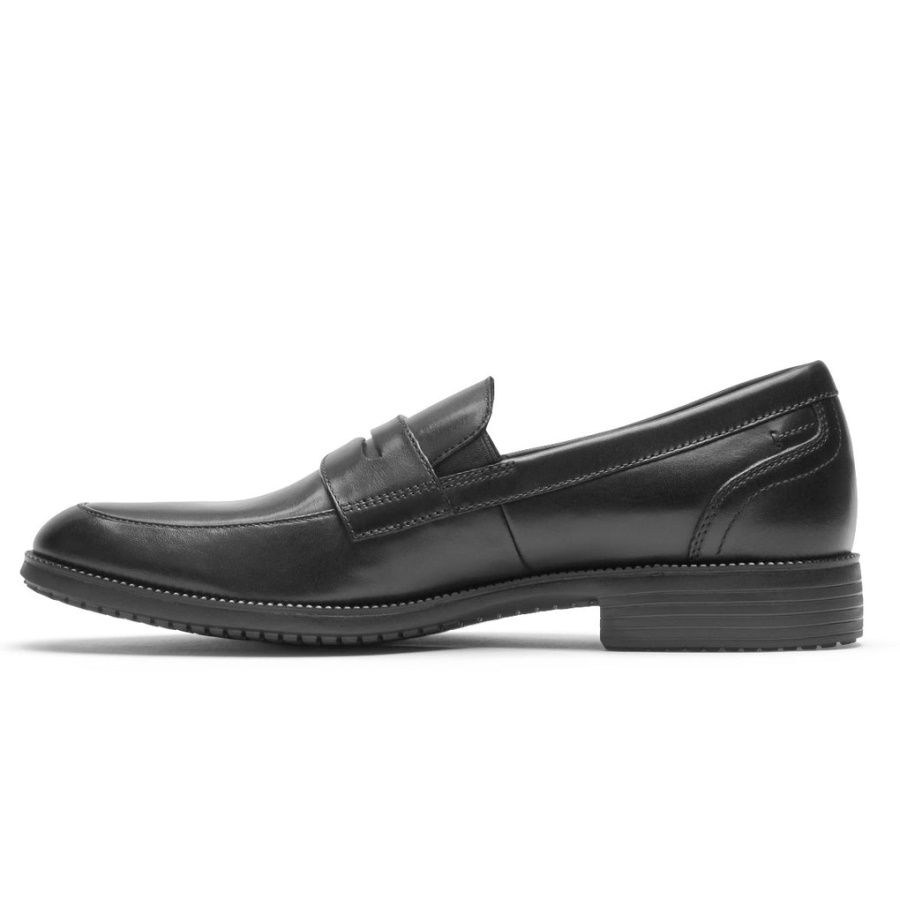 Mocassim Masculino Rockport Movimento Total Dressport Penny Preto