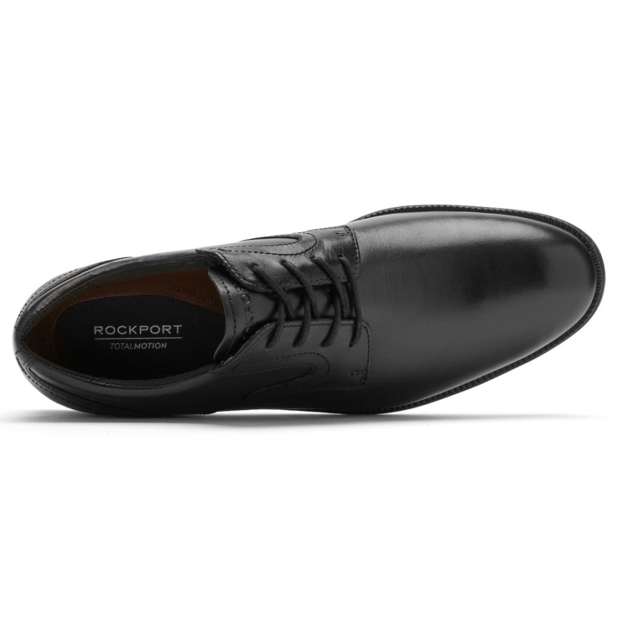 Rockport Masculino Total Motion Dressport Simple Toe Oxford Preto