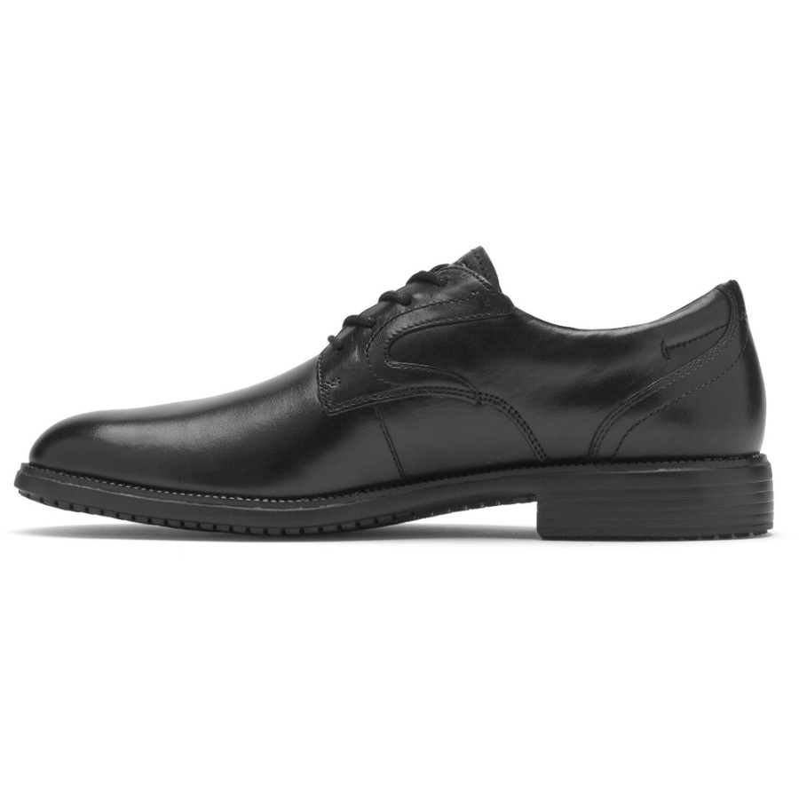 Rockport Masculino Total Motion Dressport Simple Toe Oxford Preto