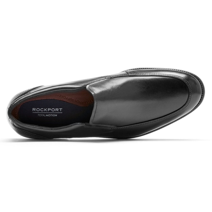 Moletom Masculino Rockport Total Motion Dressport Slip-on Preto