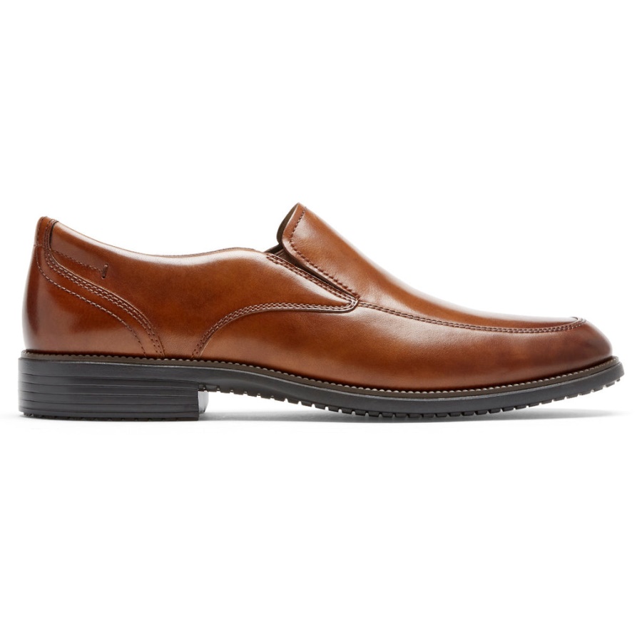 Rockport Masculino Total Motion Dressport Bronzeado Slip-on