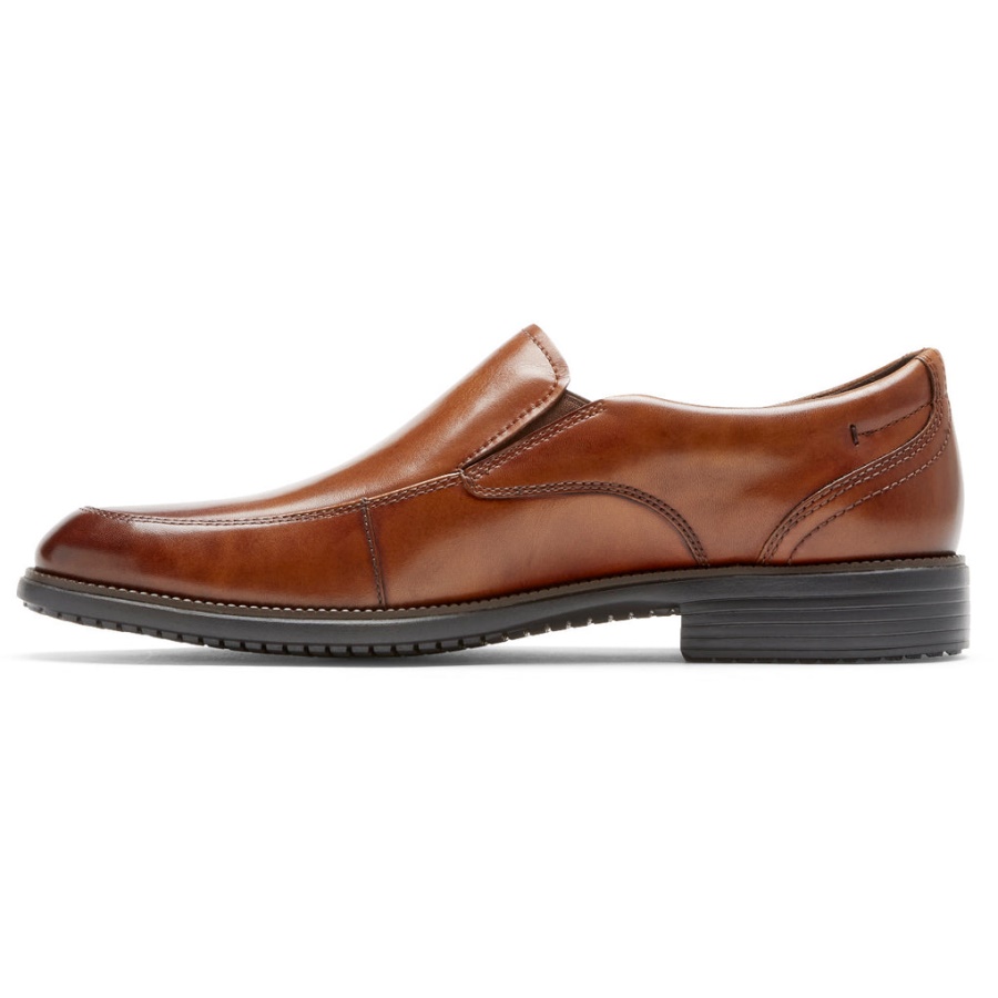 Rockport Masculino Total Motion Dressport Bronzeado Slip-on