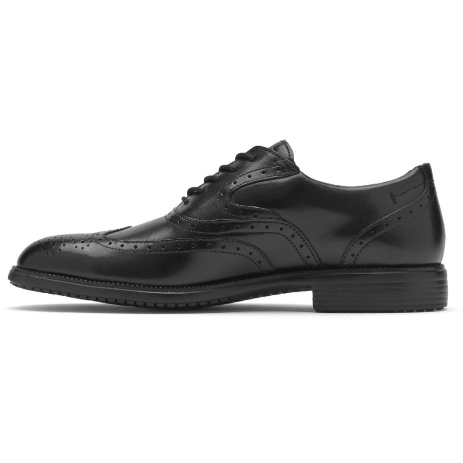 Rockport Movimento Total Masculino Dressport Wingtip Preto