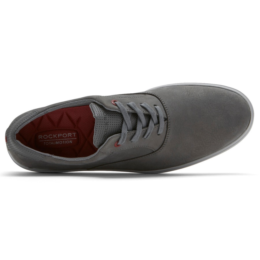 Tênis Rockport Masculino Total Motion Lite Cvo Steel Grey Nubuck