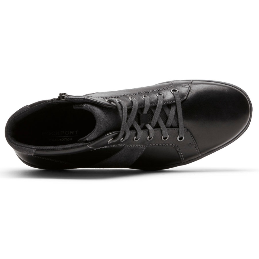 Tênis Rockport Masculino Total Motion Lite Com Zíper Preto