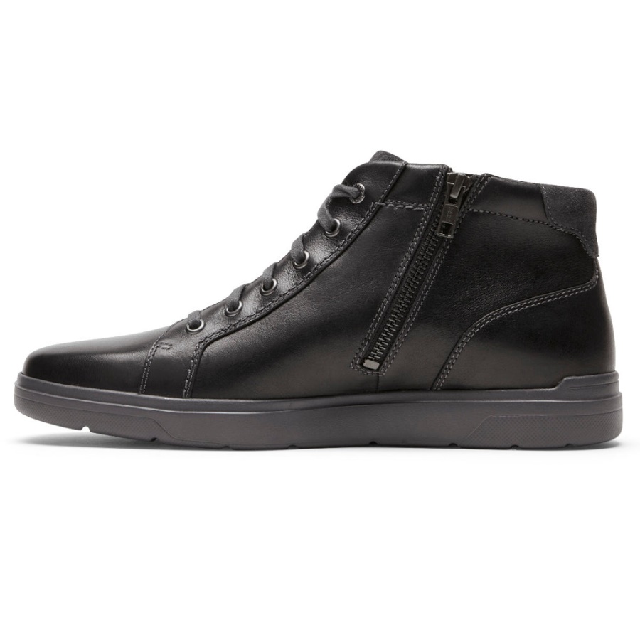 Tênis Rockport Masculino Total Motion Lite Com Zíper Preto
