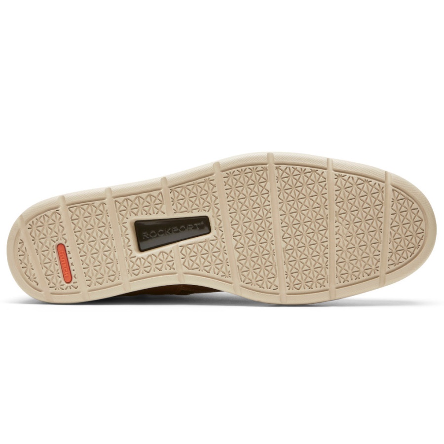 Tênis Rockport Masculino Total Motion Lite Zip Tan