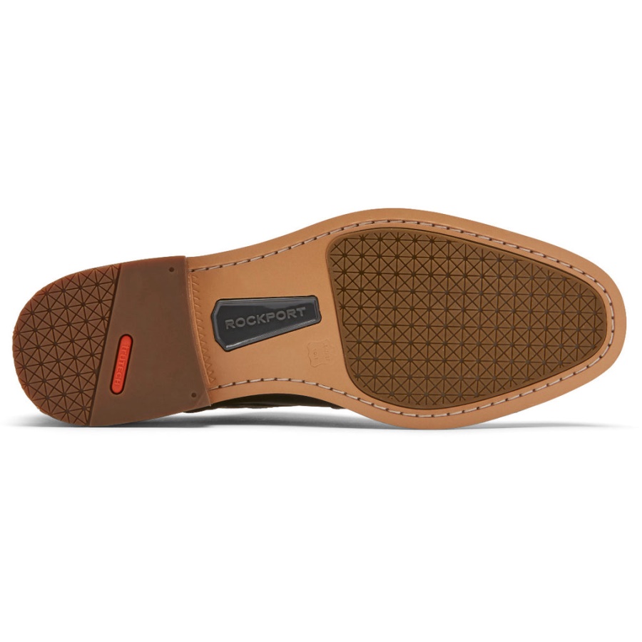 Rockport Masculino Total Motion Office Simple Toe Oxford New Dress Blues