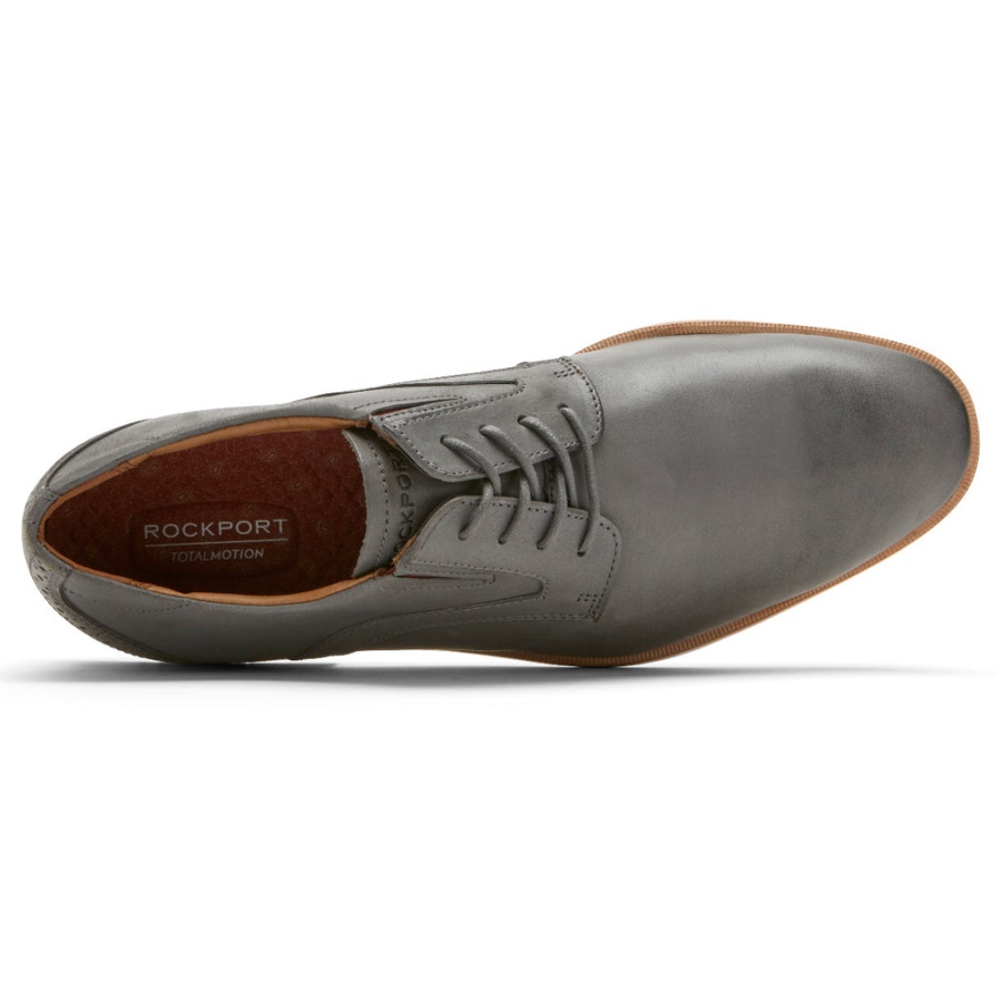 Rockport Masculino Total Motion Office Biqueira Simples Oxford Steel Grey