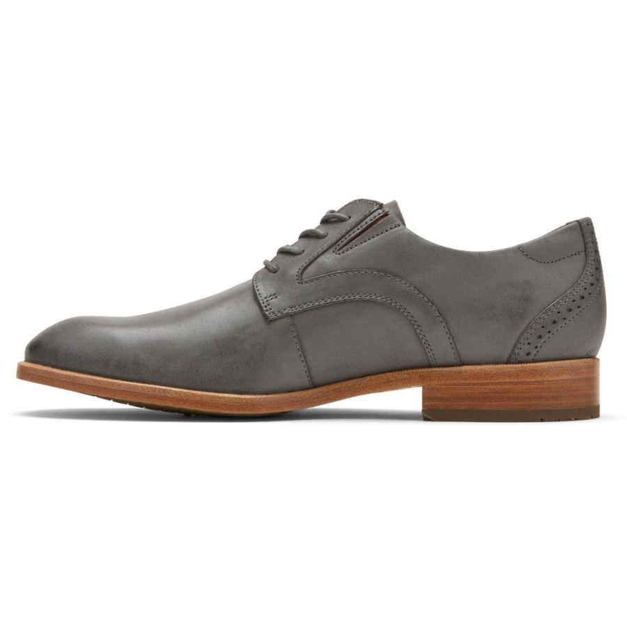 Rockport Masculino Total Motion Office Biqueira Simples Oxford Steel Grey