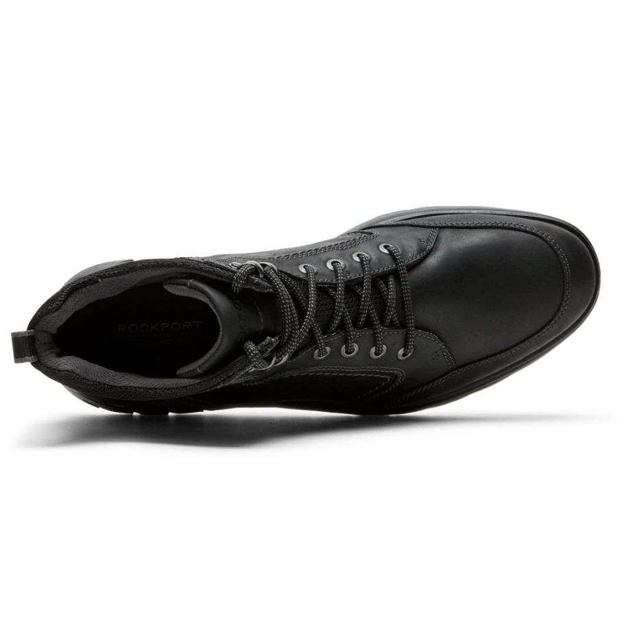 Bota Rockport Masculina Total Motion Sport à Prova D'água Preta