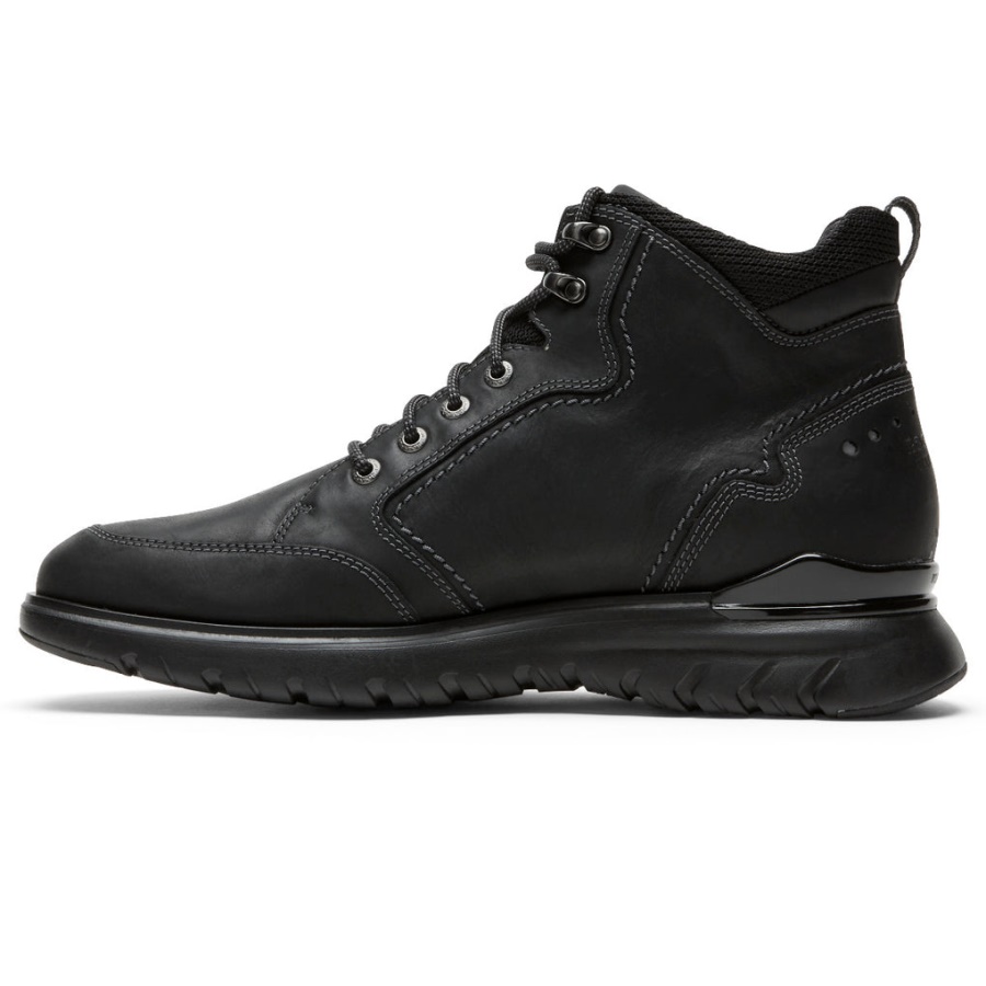 Bota Rockport Masculina Total Motion Sport à Prova D'água Preta