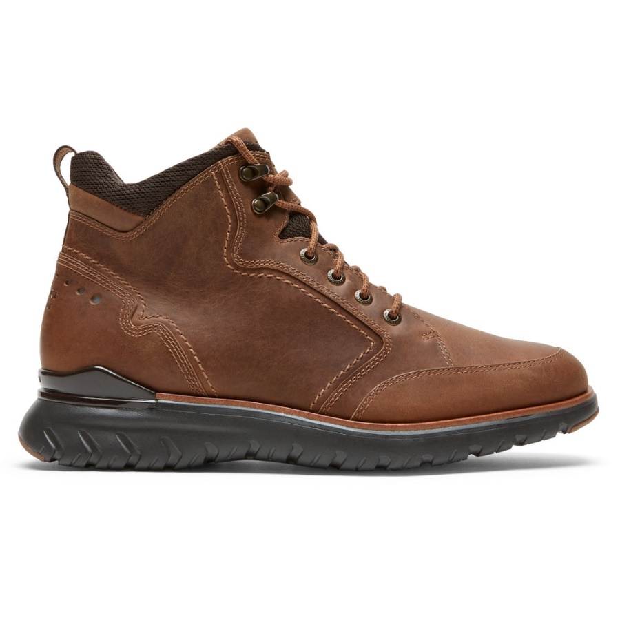 Rockport Masculino Total Motion Sport Boot-tan à Prova D'água