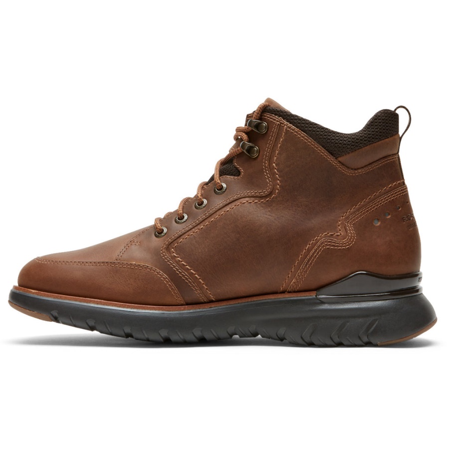 Rockport Masculino Total Motion Sport Boot-tan à Prova D'água