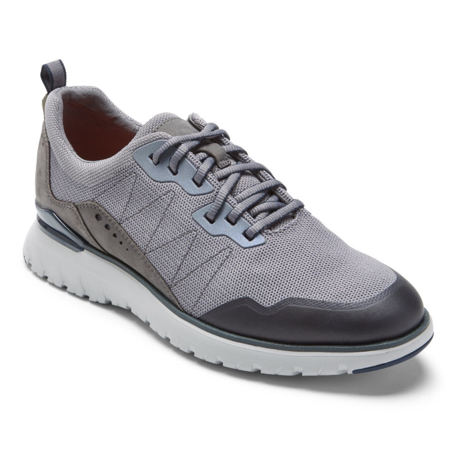 Tênis Rockport Masculino Total Motion Sport Guarda-lamas Steel Grey