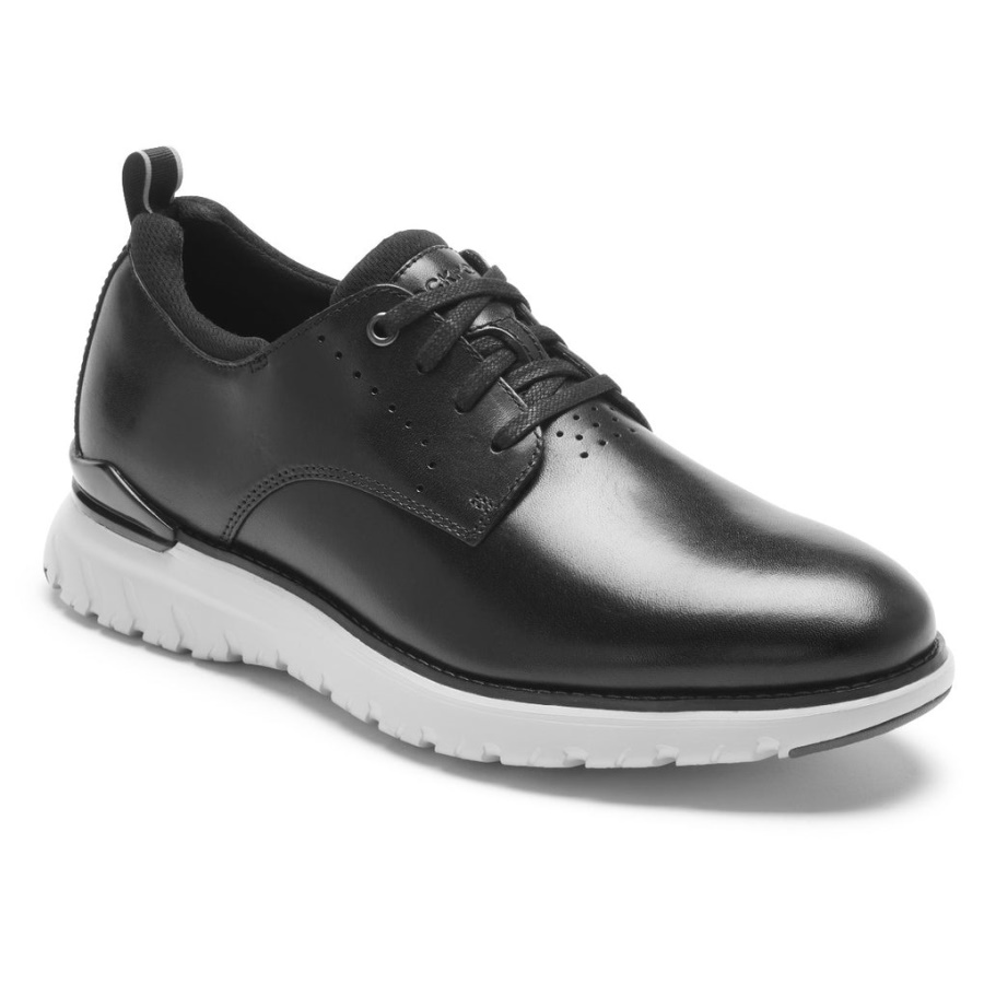 Rockport Masculino Total Motion Sport Simple Toe Oxford Preto