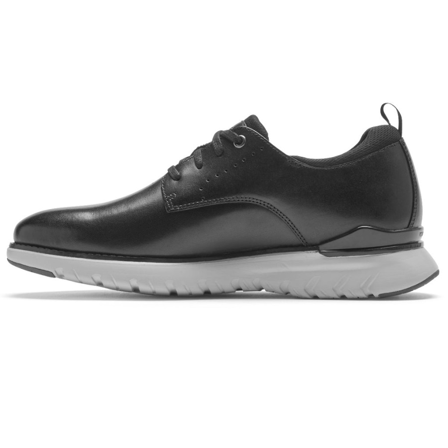 Rockport Masculino Total Motion Sport Simple Toe Oxford Preto